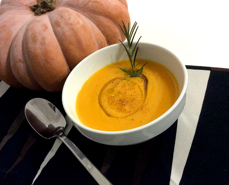 ricetta facile e veloce crema vellutata di zucca e cavolfiore con il bimby